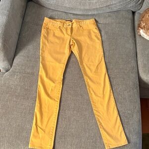 Theory Mustard Women's Skinny Jeans